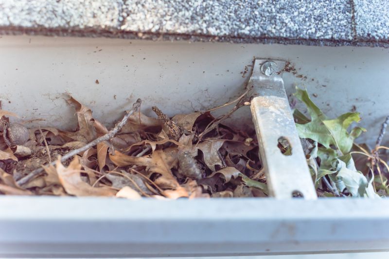 Gutter Covers with Debris Blockage